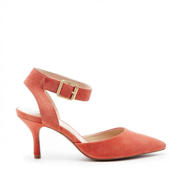 Sole Society Sole Society Olyvia Halo Ankle Strap Pump - Ocean Coral-5.5