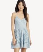 J.o.a. J.o.a. Women's Overlap Top Fit & Flare Dress In Color: Dusty Shale Size Xs From Sole Society