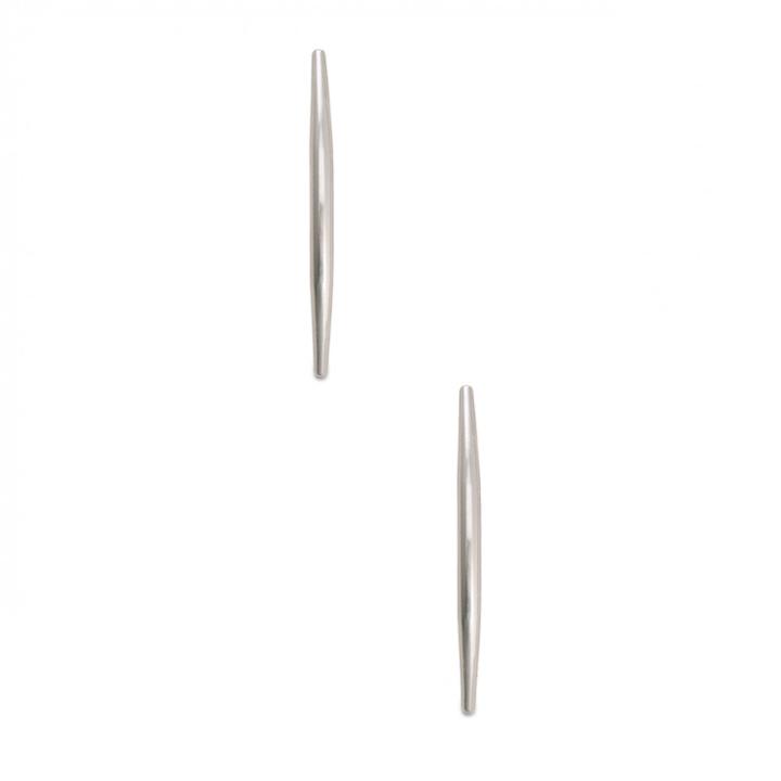 Sole Society Sole Society Modern Curve Bar Earring - Silver-one Size