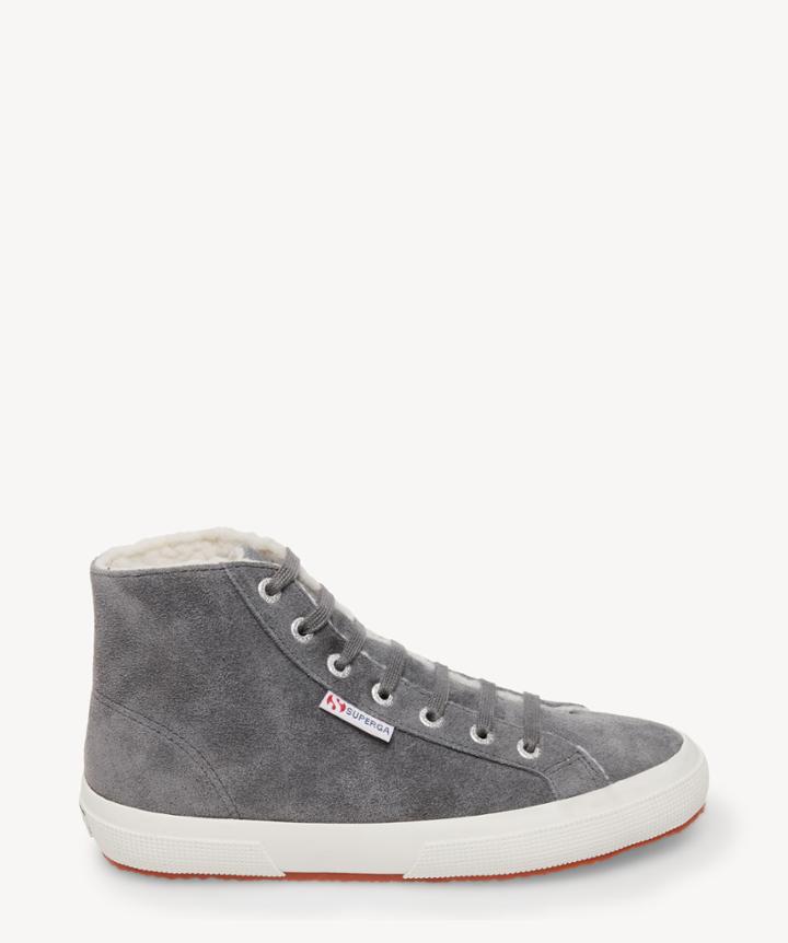 Superga Superga Women's 2795 Suefurw Suede Sneakers Dark Grey Size 10 Cow Suede From Sole Society