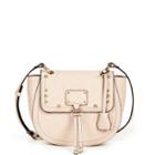 Sole Society Sole Society Stark Studded Flapover Saddle Bag - Blush