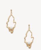 Sole Society Sole Society Molten Metal Statement Earrings Gold One Size Os