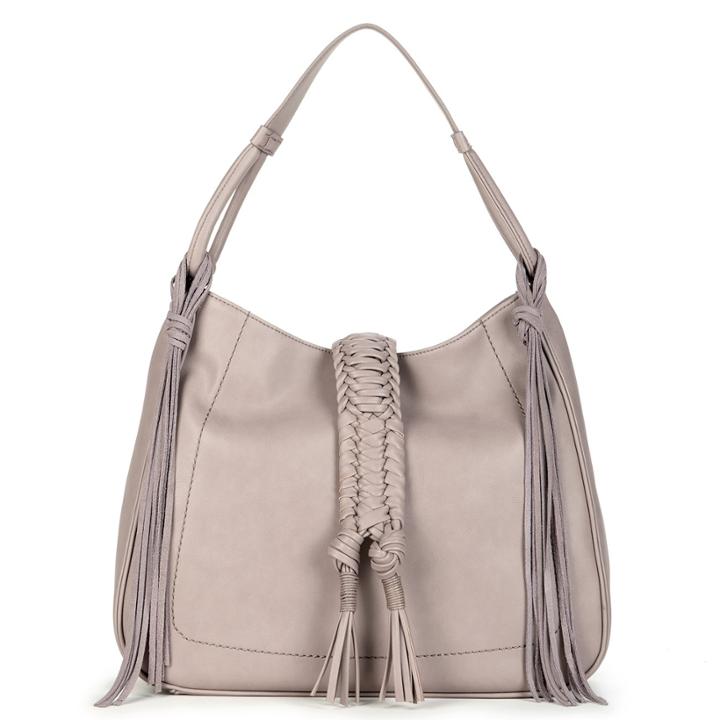 Sole Society Sole Society Vale Braided Tote W/ Tassel - Taupe-one Size