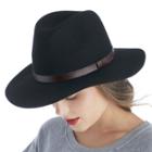 Sole Society Sole Society Tall Crown Wool Hat - Noir