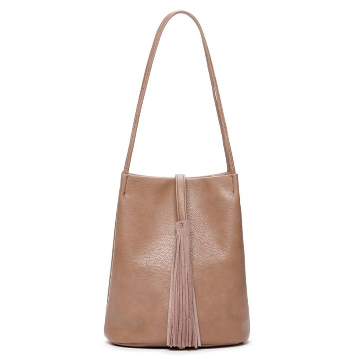 Sole Society Sole Society Ariana Bucket With Long Tassel - Taupe