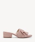 Sole Society Women's Valentia Block Heels Sandals Antique Rose Size 5 Suede From Sole Society