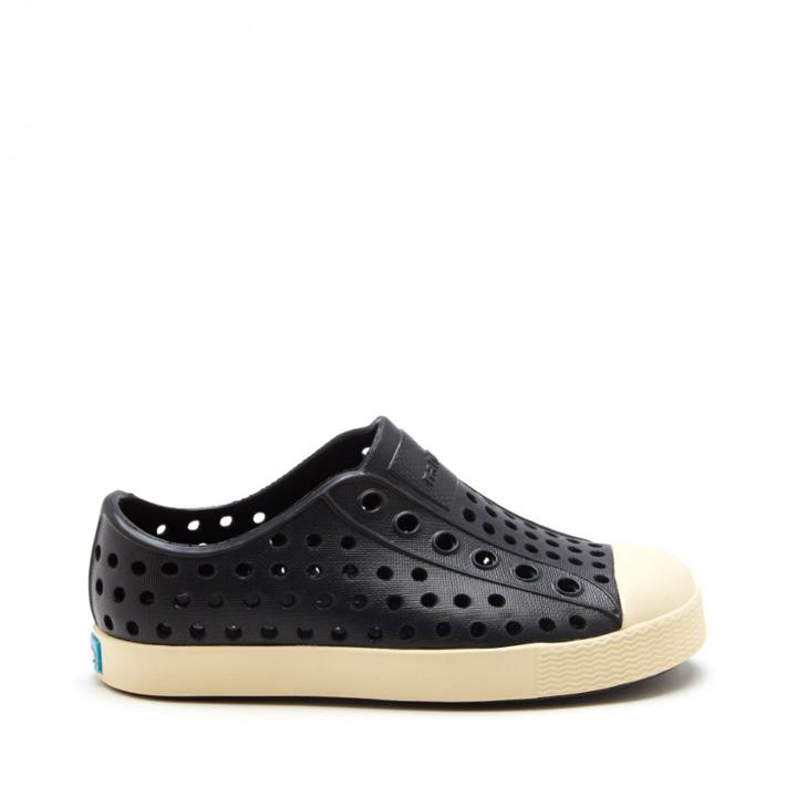 Native Native Jefferson Child Waterproof Sneaker - Jiffy Black-9t