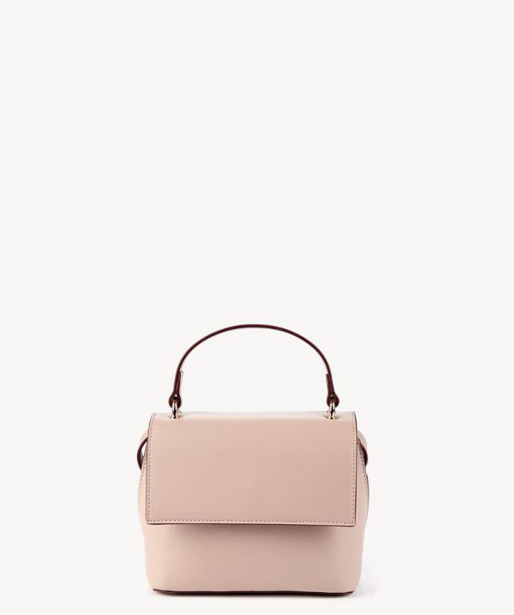 Sole Society Sole Society Chino Vegan Mini Crossbody Bag In Color: Blush Leather