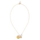 Sole Society Sole Society Pearl Charm Necklace - Gold