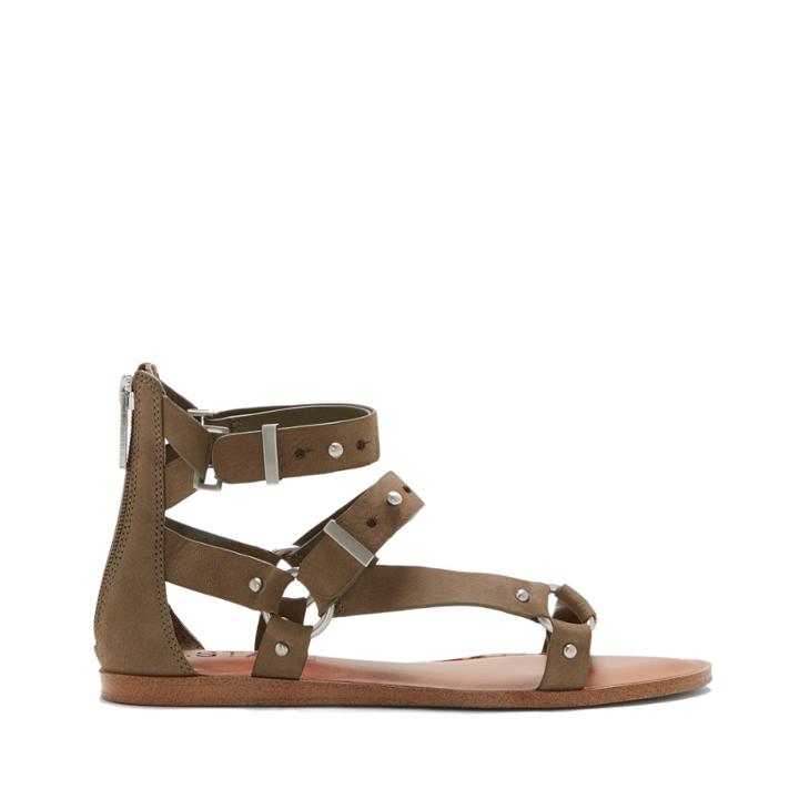 1. State 1. State Chandra Flat Zip Back Sandal - Grasshopper-6