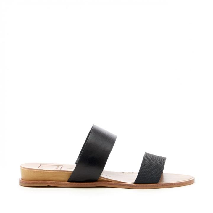 Dolce Vita Dolce Vita Payce Double Band Slide - Black Lizard-6