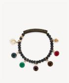 Sole Society Sole Society Gemstone Charm Bracelet Multi One Size Os