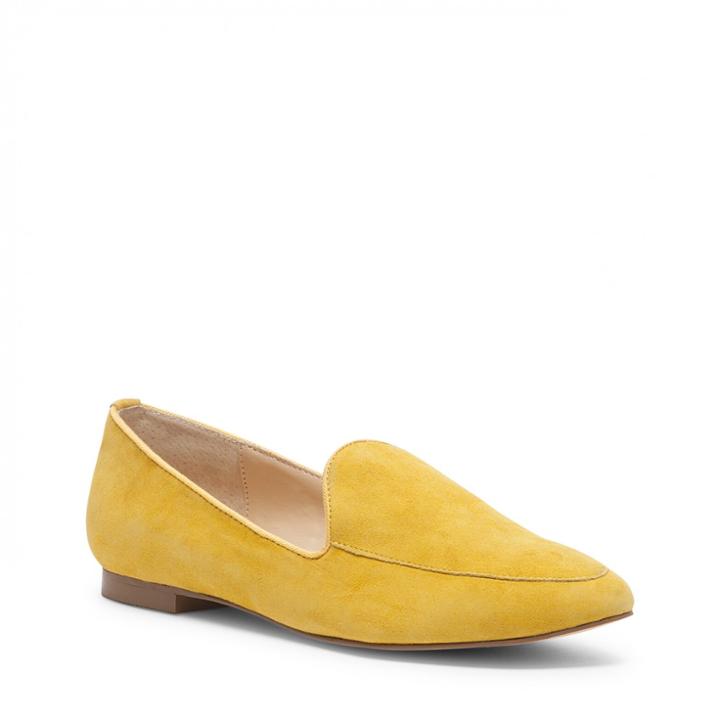 Sole Society Sole Society Sean High Vamp Smoking Slipper - Mustard-5