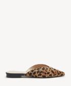 Sole Society Women's Rosemond V Cut Slides Tan Multi Size 5 Haircalf From Sole Society