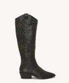 1. State 1. State Women's Sabylla Studded Boots Black Size 10 Leather From Sole Society