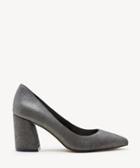 Sole Society Women's Twila Block Heels Pumps Dark Cement Size 5 Haircalf From Sole Society