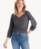 La Made La Made Women's Kat Top In Color: Anthracite Size Xs From Sole Society