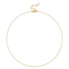 Sole Society Sole Society Plated Dainty Chain Choker - Gold