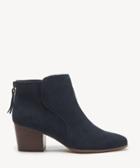 Sole Society Women's River Ankle Bootie Ink Size 5 Nubuck Leather From Sole Society