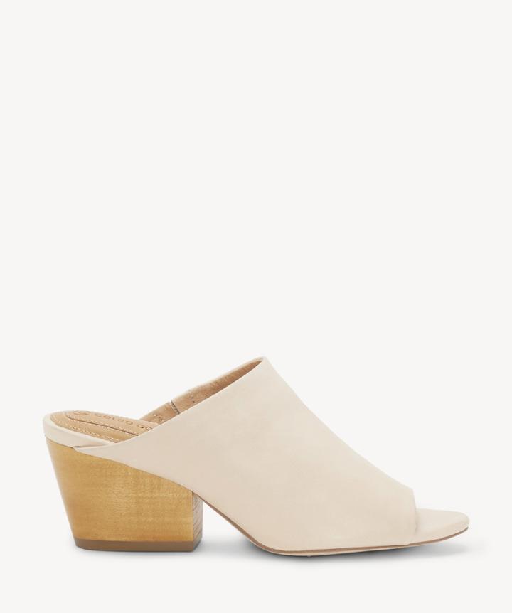 Corso Como Corso Como Women's Intra Peep Toe Mules Nude Size 6 Leather From Sole Society