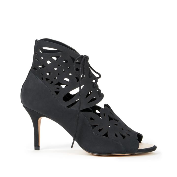 Sole Society Sole Society Juniper Lasercut Sandal - Black