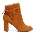 Sole Society Sole Society Flynn Wrap Around Bootie - Chestnut