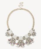 Sole Society Sole Society Statement Necklace - White Combo-one Size