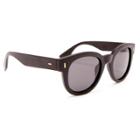 Sole Society Sole Society Minnie Oversize Thick Sunglasses - Black-one Size