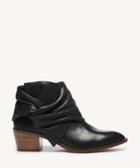 Sole Society Women's Natalyia Knotted Bootie Black Size 5 Suede From Sole Society
