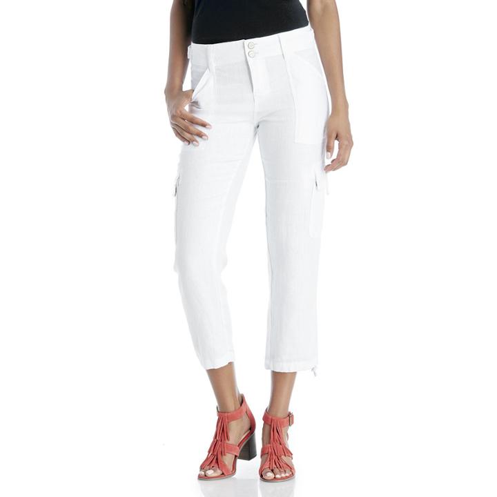 Sanctuary Sanctuary Terrain Linen Crop - White