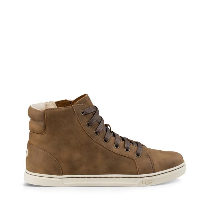 Ugg Ugg &reg; Gradie High Top Leather Sneaker - Chocolate