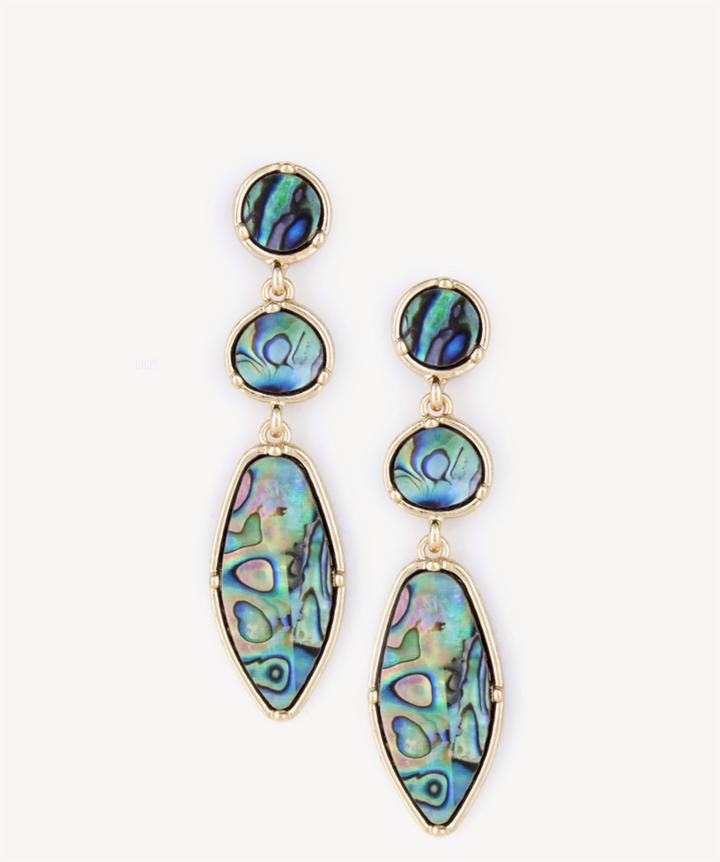 Sole Society Sole Society Santorini Statement Earrings - Grey Combo-one Size