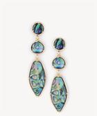Sole Society Sole Society Santorini Statement Earrings - Grey Combo-one Size
