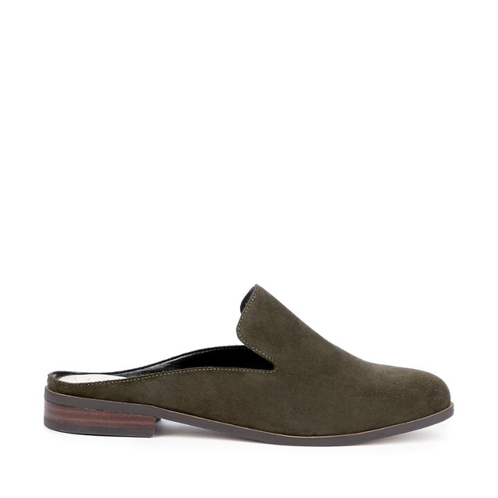Sole Society Sole Society Esther Loafer Mule - Dark Olive