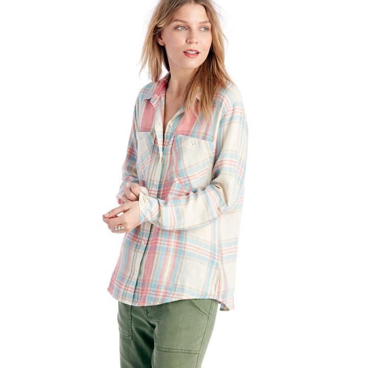 Sanctuary Sanctuary The Steady Boyfriend Shirt - Simone Plaid