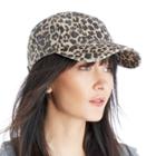 Sole Society Sole Society Printed Baseball Cap - Brown Leopard