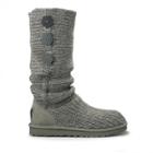 Ugg Ugg Classic Cardy Knit Boot - Grey-9