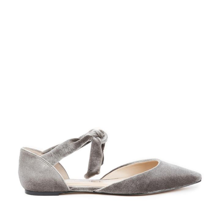 Sole Society Sole Society Teena Two Piece Flat - Dark Grey-5