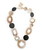 Sole Society Women's Desert Mosaic Statement Necklace Brown Combo One Size From Sole Society