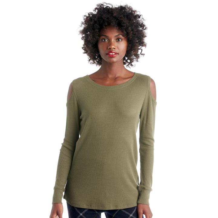 Sanctuary Sanctuary Bowery Thermal Bare Tee - Fatigue