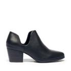 Sole Society Sole Society Carrera Cut Out Bootie - Black
