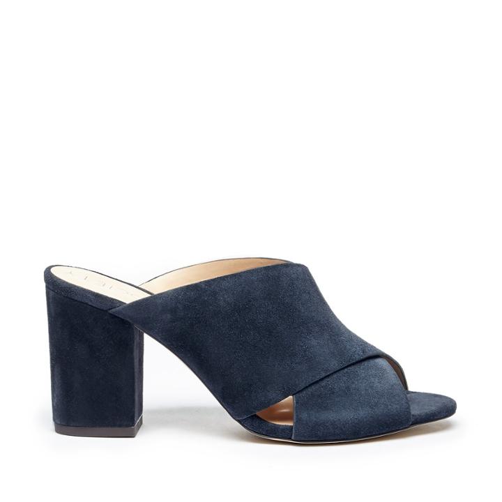 Sole Society Sole Society Luella Criss Cross Mule - Navy