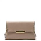Sole Society Sole Society Vaughn Textured Envelope Clutch - Blush