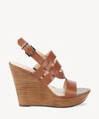 Sole Society Sole Society Jenny Platform Wedges Sandals Equestrian Tan Size 8 Leather