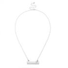 Sole Society Sole Society Initial Bar Necklace - Silver-b