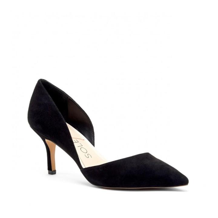 Sole Society Sole Society Jenn Dorsay Pump - Black Ecru-5.5