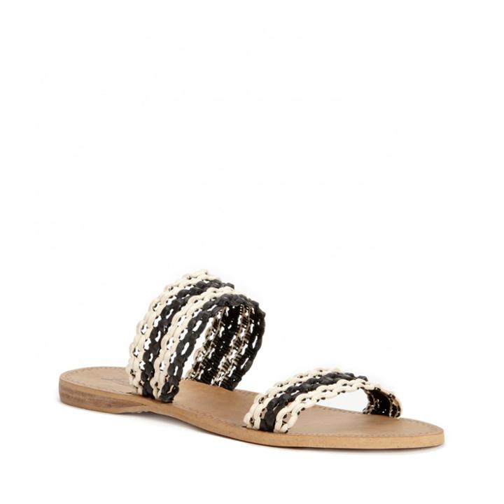 Lucky Brand Lucky Brand Alddon Flat Sandal - Black Nigori-9.5