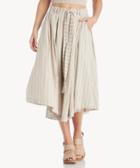 Moon River Moon River Button Front Skirt