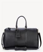 Sole Society Sole Society Lacie Vegan Weekender Bag New Black Leather