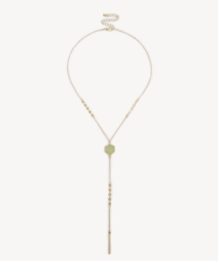 Sole Society Women's Dainty Y Necklace Gold One Size From Sole Society